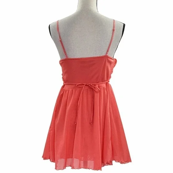 DUCK Head Pink Sleeveless Mini A-Line Dress - Picture 2 of 11